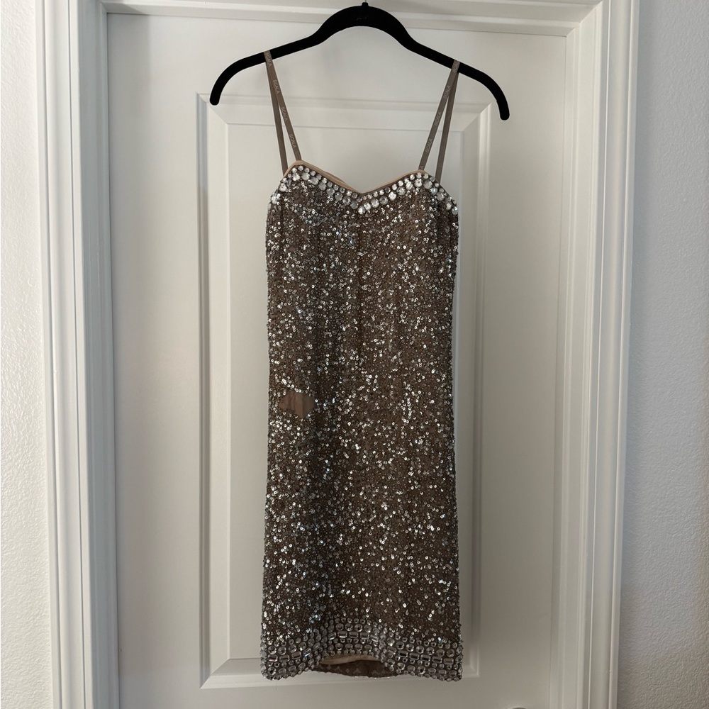 Scala Beaded Mini Dress